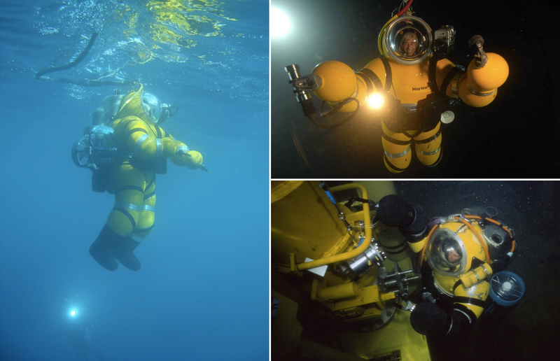 Illustration for article titled The Evolution of the Atmospheric Diving Suit